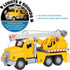 7-Inch 3+ Driven by Battat Crane Truck Toy with Lights & Sounds, Movable Parts, Construction Vehicle for Boys & Girls