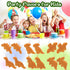 12 Pcs Dino Nugget Plush Keychain Party Favors, Mini Plush Pillow Charm Keyring for Kids Birthday