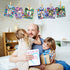 72 36 36 Chunful Pieces Father's Day Picture Frame Crafts Kits, Standing Paper Picture Frames and Fathers Day Stickers