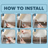 3 Today's Kids High Chair Straps Replacement Compatible with IKEA Antilop High Chair - Heavy Duty Point Harness Seat