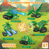 5 1 6-12 Set 2.4GHz Programmable 6 7 8 9 10 11 12 in Dinosaur Toy for Years Old Kids Boys, Robot Dino Building with APP