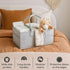 PUTSKA Baby Diaper Caddy Organizer - Nursery Storage Basket for Diaper Station, Baby Basket Shower Gift List