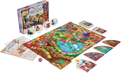 5 My First Magic School Board Game - A Magical Wizard Adventure Game for Kids Ages and Up, Learn New Skills While
