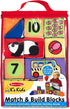 Melissa & Doug K's Kids Match and Build Soft Blocks Set for Toddlers
