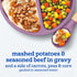 8PK Gerber Toddler Food, Mashed Potatoes & Beef in Gravy, Mealtime for Toddler