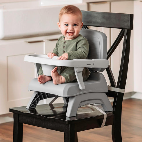 3-in-1 50 lbs., Chicco Bento Booster Portable Booster Seat for Table, Feeding Seat and Toddler Chair for Babies