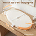 Baby Diaper Changing Pad with Wipeable & Waterproof PU Cover, Contoured Baby Changing Pad for Dresser, Non-Slip