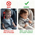 Tumkew 1 Pack) Anti Escape Car Seat Buckle Guard & Chest Harness Clip Lock - Child Safety Buckle Lock for Kids