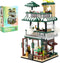 Street View Mini Building Blocks Coffee House Shop Store Kit, Educational Creative Toy for Boys Girls 1025 pcs
