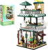 Street View Mini Building Blocks Coffee House Shop Store Kit, Educational Creative Toy for Boys Girls 1025 pcs