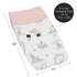 Sweet Jojo Designs Blush Pink and Grey Woodland Boho Dream Catcher Arrow Girl Baby Nursery Changing Pad Cover for Gray