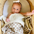 2 LifeTree Waffle Baby Blankets, Muslin Checkered Swaddle Blankets for Boys Girls, Layers Crib Stroller Blanket