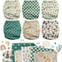 3.0 6 Pack 6 5-Layer Mama Koala Pocket Cloth Diapers for Babies with AWJ Lining, with Natural Cloth Diaper Inserts