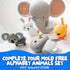 Mold Free Bath Toys for Babies and Toddlers, No Hole Animal Bath Toys, BPA-Free, Dishwasher-Safe, for 0-18 Months