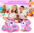 3+, 360 4WD 2.4 3 4-6 6-8 Remote Control Car for Girls, Unicorn Toys for Girls Age Rotating GHz RC Stunt Cars