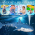 Kafuzi 2.4Ghz 1:18 6 7 8 9 Remote Control Shark Toys for Pool, Scale High Simulation Shark for Kids, Electric RC Sharks