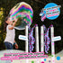 WOWMAZING Giant Bubble Kit: Unicorn - Includes Wand, 2 Big Bubble Concentrate Pouches, Outdoor Toy