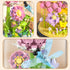HI-REEKE Flower Dragonfly Bouquet Building Block Set, Micro Mini Botanical Building Toy for Women, 568 PCS