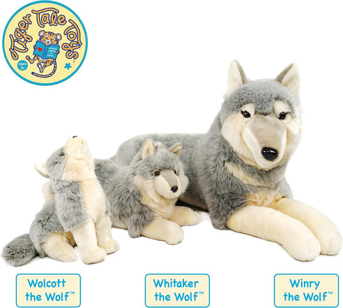 VIAHART Wolcott The Wolf | 11 Inch Stuffed Animal Plush by TigerHart Toys