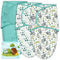 Cute Castle 3-Pack Baby Swaddle Sleep Sacks - Newborn Swaddle Sack - Ergonomic Baby
