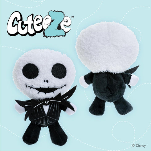 KIDS PREFERRED Disney Cuteeze Nightmare Before Christmas Jack Skellington Plush Toy for Babies and Toddlers, 6 inches