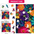 200 11.2x11.2 MEATRN Multicolor Chrysanthemum Wooden Puzzles for Adults Pcs, in, Fun Educational Wood Puzzle, Handmade