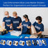 Police Support Back The Blue Badge Stickers - Blue Lives Matter Support Stickers, 1 Roll of 250