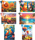 6 Packs Large Piece Jigsaw Puzzles for Elderly, Alzheimer's Cognitive Gift for Seniors, 6 Storage Bags (16&35)