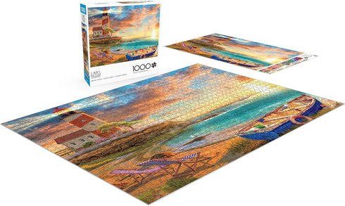 Buffalo Games - LARS - Serene Ocean - 1000 Piece Jigsaw Puzzle for Adults, Perfect for Game Nights