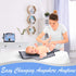 Portable Diaper Changing Pad, Thick Soft Cushion Pillow, Travel Baby Mat Diaper Clutch Bag with Detachable Wipes Pockets