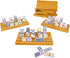 Set, 12 Set Holders*8, Trains*9, Scoreboards*2, GOTHINK Mexican Train Dominoes Double Dominos for Kids Adults