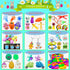100 Pcs Prefilled Easter Eggs Filled with Novelty Toys,Bright Colorful for Easter Basket Stuffers,Easter Party Favors