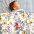 HNHUAMING Floral Crib Sheet,Baby Blanket,Changing Pad Covers