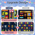 Gojmzo Busy Board Montessori Toys for 1-4 Year Old Boys & Girls, Sensory Toys for Toddlers, Educational Travel Toys