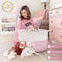 21.7" 21.7" 13.8", INDRESSME XXXLarge Storage Basket with Handle, Pink Laundry Basket for Nursery Stuffed Animal
