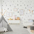 Stylish Animal Wall Stickers - Nursery, Toddler, Kids Jungle Designs, Easy to Apply Baby Wall Stickers