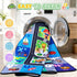 Rogara Car Rug Playmat, City Road Map Kids Rug, Educational Learning Play Mat, Soft Non-Slip Machine Washable ABC