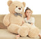 Poutmac 47 inch Giant Teddy Bear Stuffed Animal, Brown Big Plush Teddy Bear for Valentine's Gift