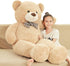 Poutmac 47 inch Giant Teddy Bear Stuffed Animal, Brown Big Plush Teddy Bear for Valentine's Gift