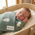 100% Cozy Knit Baby Swaddle Blanket - Cotton Soft Receiving Swaddle Stroller Blanket for Shower Gift Registry