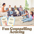 catchyourdreams Pawsitive Talk - 50 Mindfulness Conversation Starter Cards for Kids & Parents on Emotions