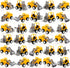 Sosation 36 Pcs Construction Party Favors Engineering Trucks Small Digger Truck Toys