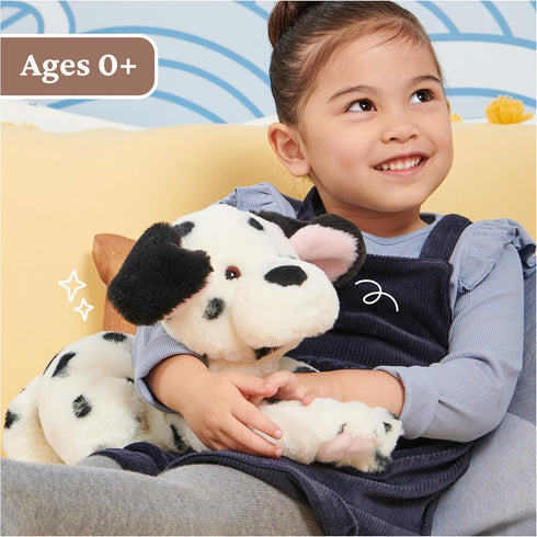 0 14 GUND Checkers Dalmatian Puppy Plush, Stuffed Animal Dog for Ages and Up, White/Black
