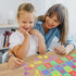 36Pcs Mini Number Alphabet,Toddle Alphabet Puzzle Table Mat for Learning, Baby Foam Play Mat for Early Childhood