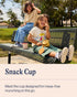 Lalo Snack Cup - Mess-Free Silicone Snack Cups for Toddlers & Babies with Detachable Lid, BPA-Free Baby Snack