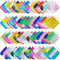 Clanam 120 Pcs Mini Pop Bubble Fidget Toys, Silicone Keychain Small Pop Bulk