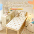 Corzhab 100% Baby Crib Mattress Cover Protector, Toddler Mattress Cotton Mini Baby Mattress Protector Cushion,Toddler