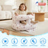 3 UNEEDE Inflatable Baby Seat for Months & up, Infant Floor Baby Chair with Fence & Built in Air Pump, Lightweight
