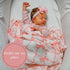 100% 47 47 Inches 2 Pack) LollyBanks Baby Blanket, Cotton Muslin Swaddle Blankets for Girls, Large x Newborn Blanket