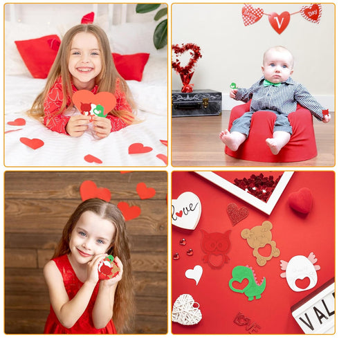 Seeiuua Valentines Teething Toys, Soft Silicone Baby Soothing Teether, Chew Toys, Baby Valentines Gifts, Birthday Gifts